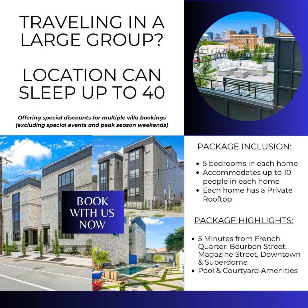 Pluto Rooftop Villa New Orleans Exterior foto